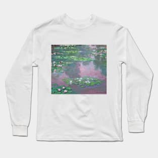 Waterlilies (1905) by Claude Monet Long Sleeve T-Shirt